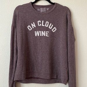 Retro brand crew neck